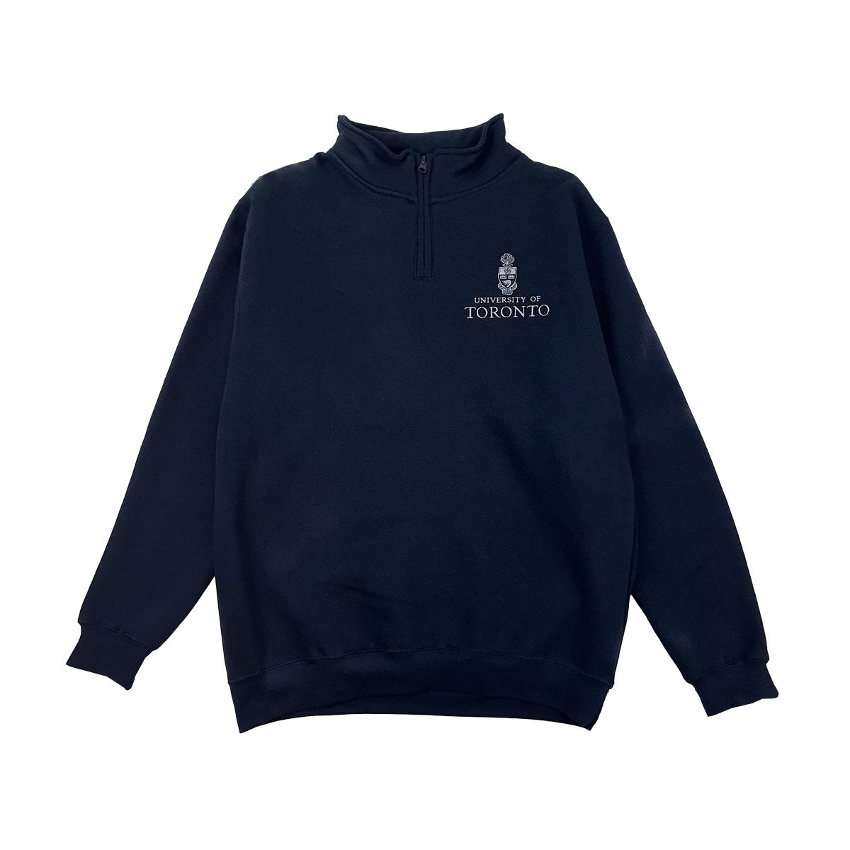 Embroidered LC Signature 1/4 Zip Sweater